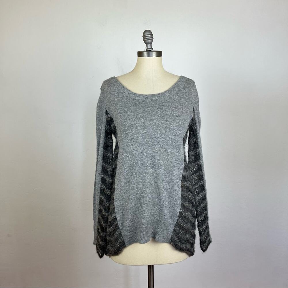 Skaist Taylor Grey Wool Blend Sweater